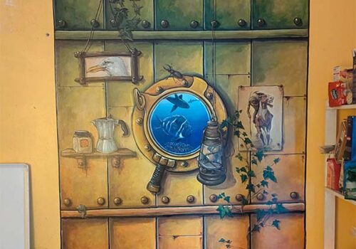 Fresque murale cuisine