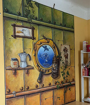 Fresque cuisine